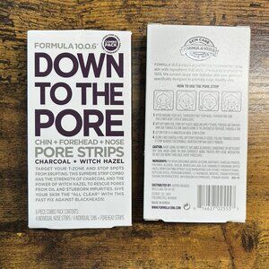 Down To The Pore Chin + Forehead + Nose Pore Strips | Charcoal + Witch Hazel